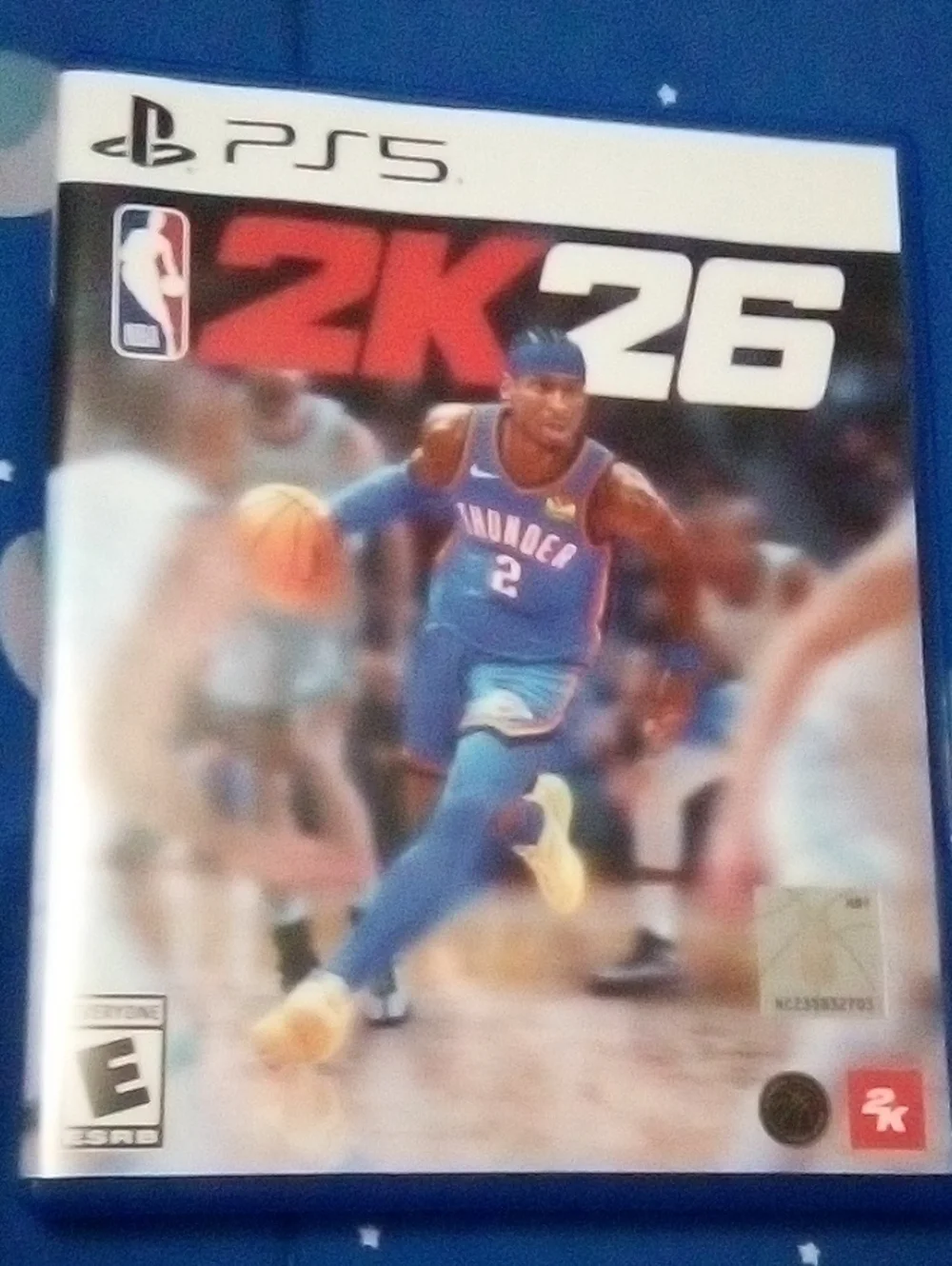 Sony PS5 NBA 2K26 - Blue Cover Artwork